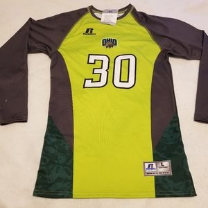 NWT Ohio Bobcats volleyball soccer jersey green L
